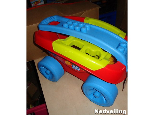 1x fisher price mega bloks wagen - afbeelding 1 van  5
