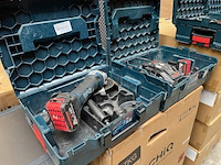 1x flex, 3x accu, 2x koffer, 1x oplader bosch - afbeelding 1 van  5