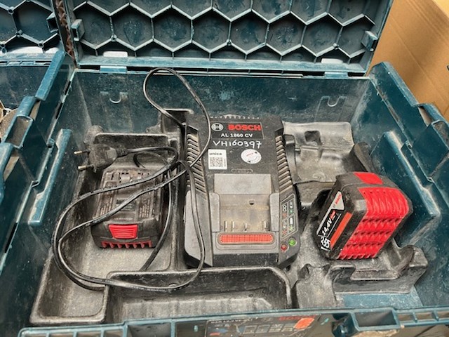 1x flex, 3x accu, 2x koffer, 1x oplader bosch - afbeelding 3 van  5