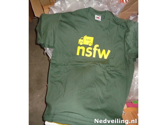 1x fruit of the loom t-shirt groen maat l - afbeelding 2 van  3