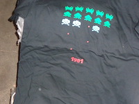 1x fruit of the loom t-shirt zwart maat m - afbeelding 2 van  3