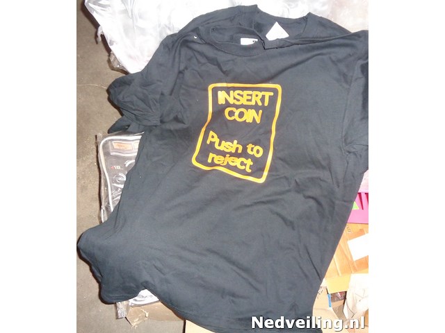 1x fruit of the loom zwart t-shirt maat l - afbeelding 2 van  3