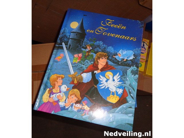 1x groot boek feeen en tovernaars - afbeelding 1 van  3