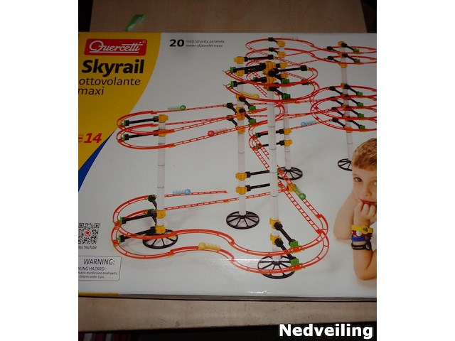 1x grote knikkerbaan meer dan 20 mtr - afbeelding 1 van  3