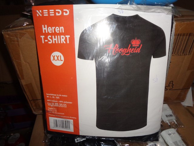 1x heren t-shirt hoogheid xxl - afbeelding 3 van  3