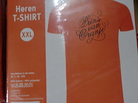 1x heren t-shirt oranje prins van oranje maat xxl - afbeelding 1 van  3