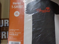 1x heren t-shirt zwart hoogheid maat xl - afbeelding 2 van  3