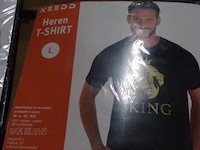 1x heren t-shirt zwart king maat l - afbeelding 3 van  3