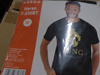 1x heren t-shirt zwart king maat m - afbeelding 3 van  3