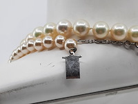 1x imitatie parel collier en 1x cultivé parel collier - afbeelding 6 van  9