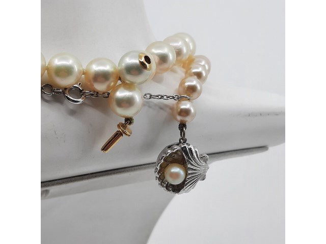 1x imitatie parel collier en 1x cultivé parel collier - afbeelding 7 van  9