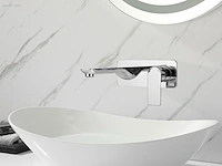 1x inbouw muurkraan - chroom - afbeelding 2 van  5