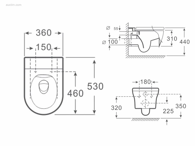 1x intelligente toilet - bidet zitting - wit -... - afbeelding 13 van  24