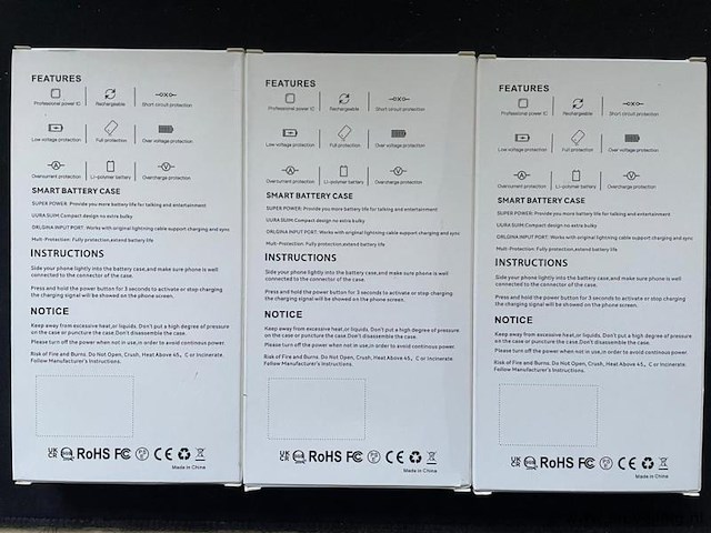 1x iphone 12 mini powerbank hoesje - 6800mah - afbeelding 5 van  5