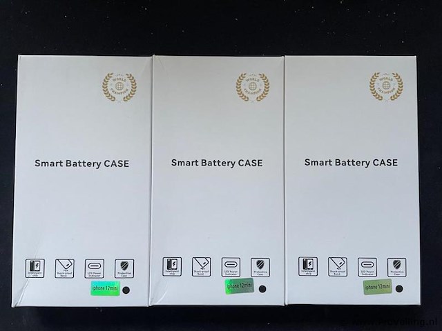 1x iphone 12 mini powerbank hoesje - 6800mah - afbeelding 4 van  5