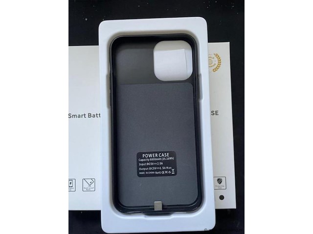 1x iphone 12/pro powerbank hoesjes 6800mah - afbeelding 1 van  4