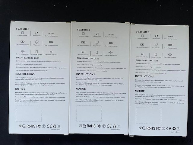 1x iphone 12/pro powerbank hoesjes 6800mah - afbeelding 4 van  4