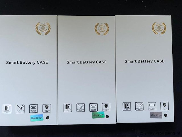 1x iphone 12/pro powerbank hoesjes 6800mah - afbeelding 3 van  4