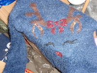 1x kersttrui maat l blauw - afbeelding 3 van  3