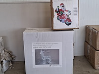 1x kerstverlichting en 1x opblaasfiguur - afbeelding 1 van  4