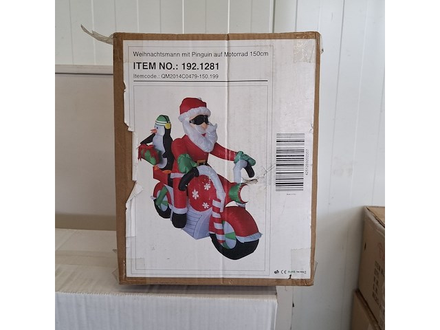 1x kerstverlichting en 1x opblaasfiguur - afbeelding 2 van  4