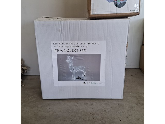 1x kerstverlichting en 1x opblaasfiguur - afbeelding 3 van  4