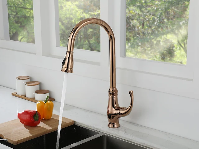 1x keukenkraan - rose gold - uitneembare... - afbeelding 3 van  9