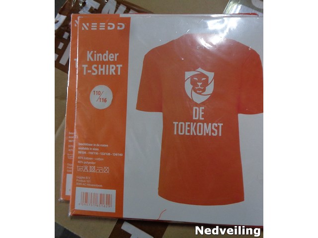 1x kinder t-shirt de toekomst mt 110/116 - afbeelding 1 van  3