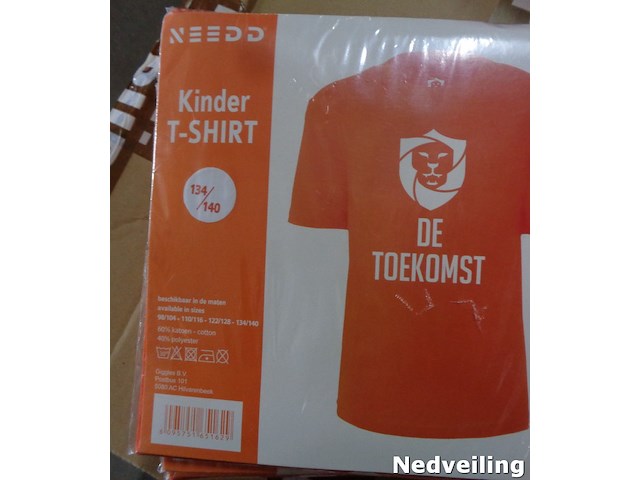 1x kinder t-shirt de toekomst mt 134/140 - afbeelding 3 van  3