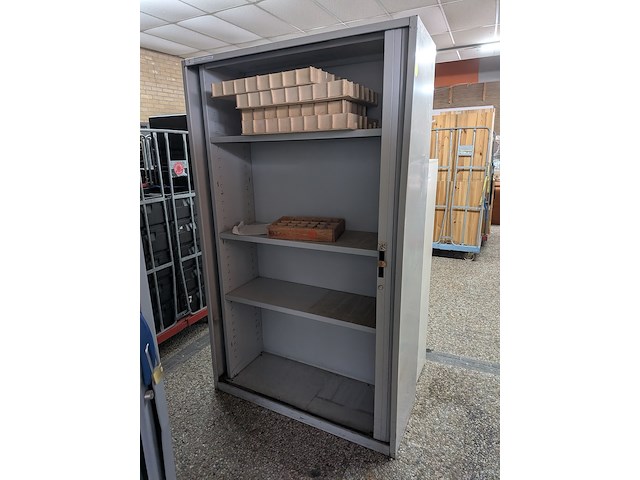 1x lameldeurkast met magazijnkast - afbeelding 5 van  7