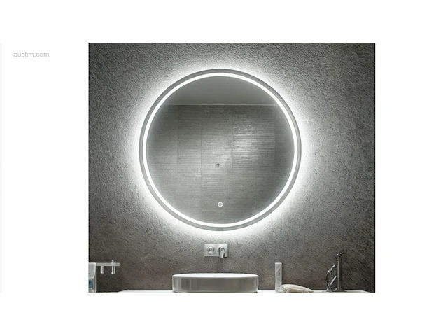 1x led spiegel - 60cm - verwarming - touchknop - afbeelding 1 van  1