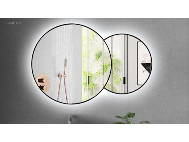 1x led spiegel - 80+60cm - verwarming -... - afbeelding 1 van  1