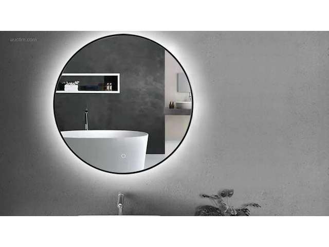 1x led spiegel - 80cm - verwarming - touchknop - afbeelding 1 van  1