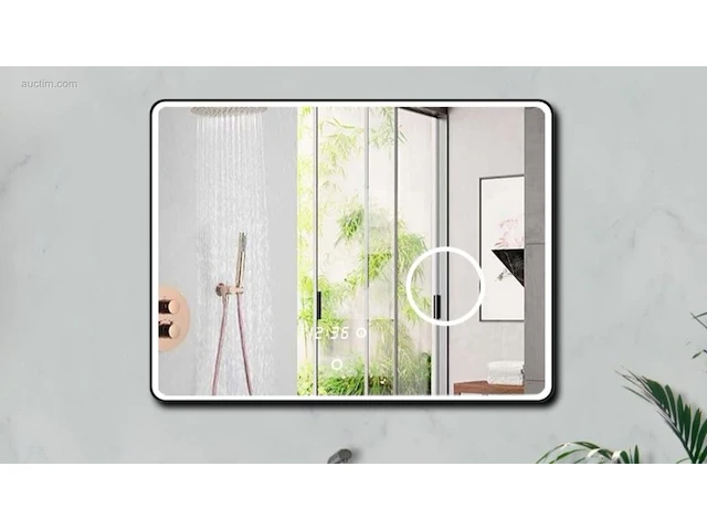 1x led spiegel - 80cm - verwarming -... - afbeelding 1 van  1