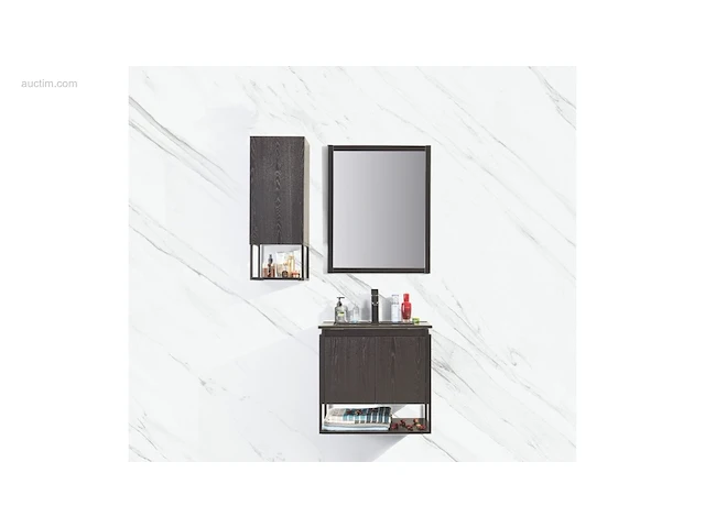 1x meubel - 60cm - hangkast - spiegel - mat... - afbeelding 1 van  4