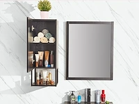 1x meubel - 60cm - hangkast - spiegel - mat... - afbeelding 2 van  4