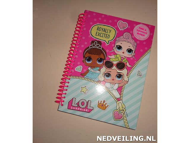 1x notitieboek lol a5 - afbeelding 1 van  3