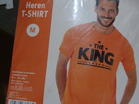 1x oranje heren t-shirt maat m - afbeelding 3 van  3