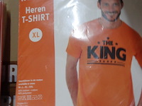 1x oranje heren t-shirt maat xl - afbeelding 1 van  3