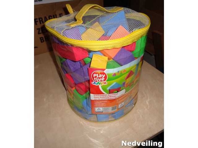 1x play live junior 100 schuimblokken - afbeelding 3 van  3