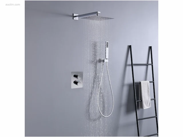 1x regendouche - inbouw - thermostaat - chroom... - afbeelding 2 van  7