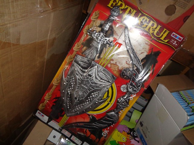 1x ridderset op grote kaart 37x67cm - afbeelding 2 van  3