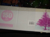 1x roze kerstboom 150cm