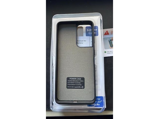 1x samsung galaxy s21 powerbank hoesje - 4800mah - afbeelding 2 van  4