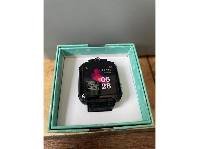 1x smartwatch voor kinderen – locatie – bellen – camera 2g – belfunctie – track - roze met zwart - afbeelding 6 van  11