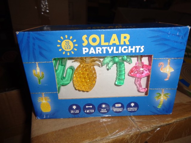 1x solar party lights 20 led - afbeelding 2 van  3