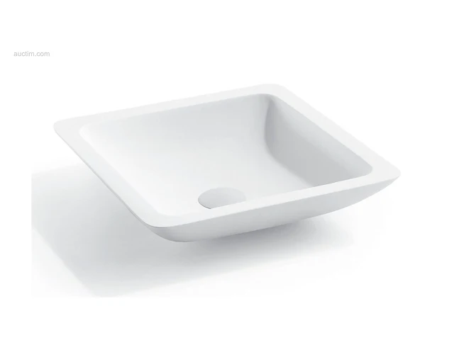 1x solid surface - mat wit - vierkant - afbeelding 2 van  2