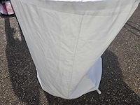 1x statafel rok wit met losse strik - afbeelding 5 van  6