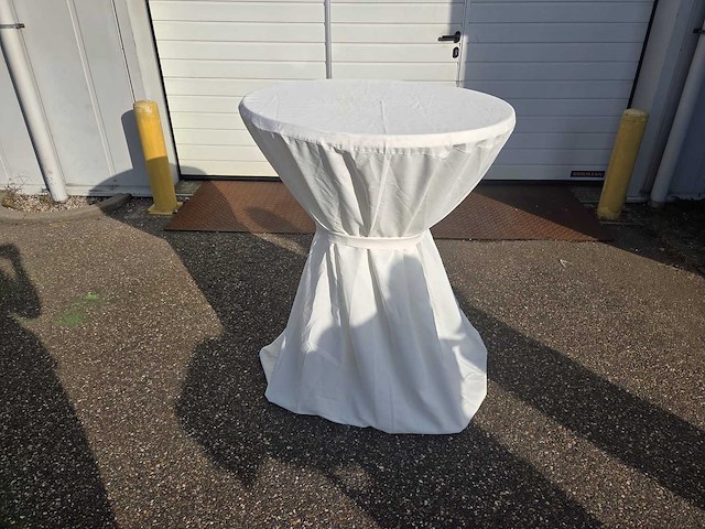 1x statafel rok wit met losse strik - afbeelding 1 van  6