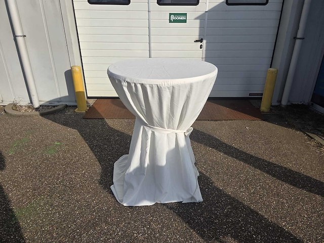 1x statafel rok wit met losse strik - afbeelding 2 van  6